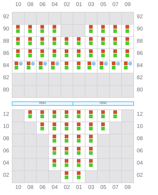 Bay 005 view and slots of DHANU