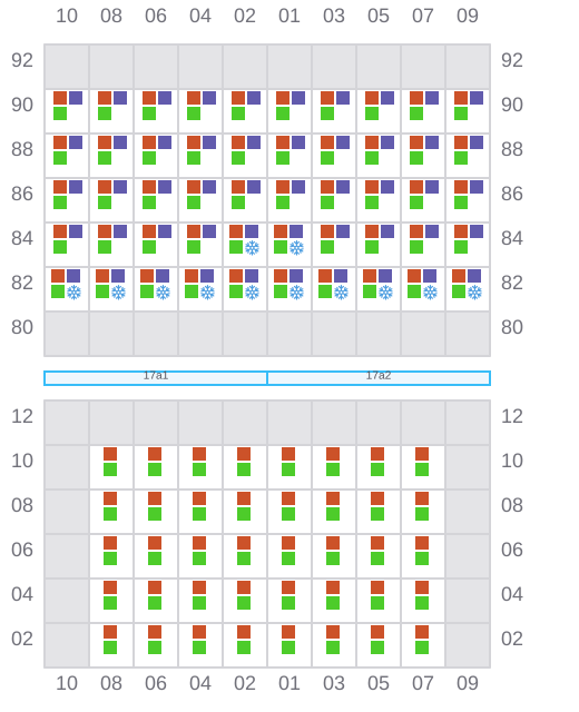 Bay 017 view and slots of DHANU