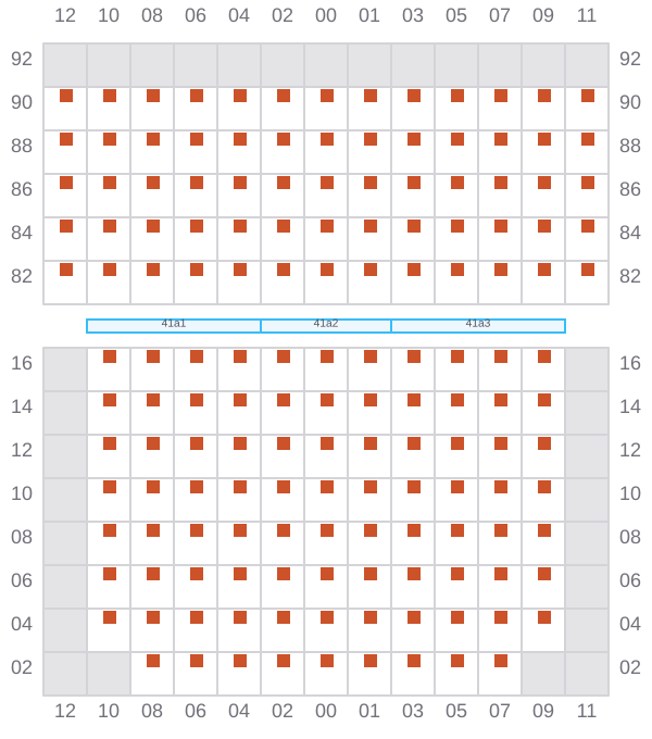 Bay 043 view and slots of EVER DELIGHT