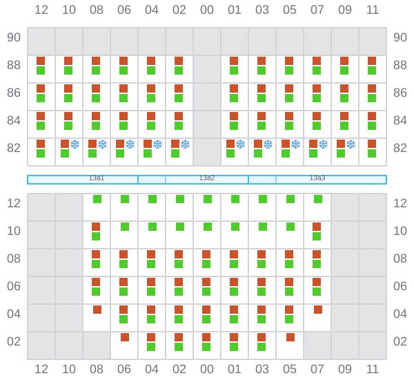 Bay 015 view and slots of ATHENA