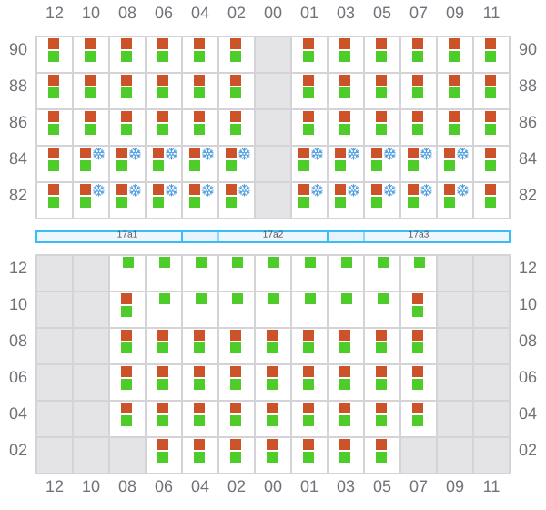 Bay 019 view and slots of ATHENA