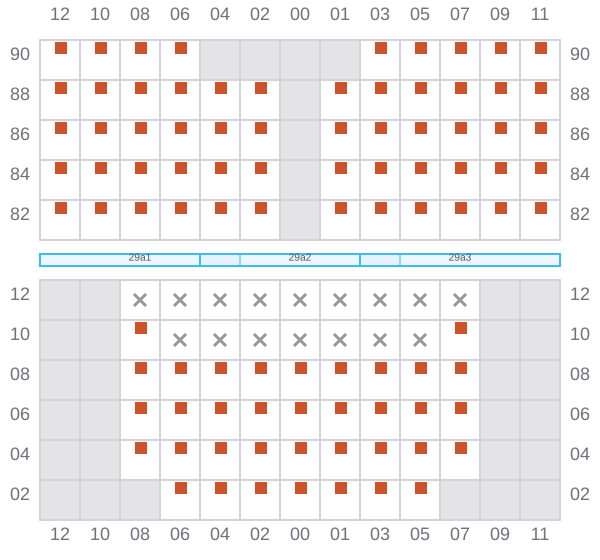 Bay 029 view and slots of ATHENA
