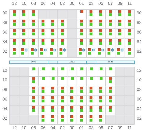 Bay 031 view and slots of ATHENA