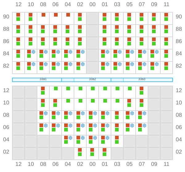 Bay 035 view and slots of ATHENA