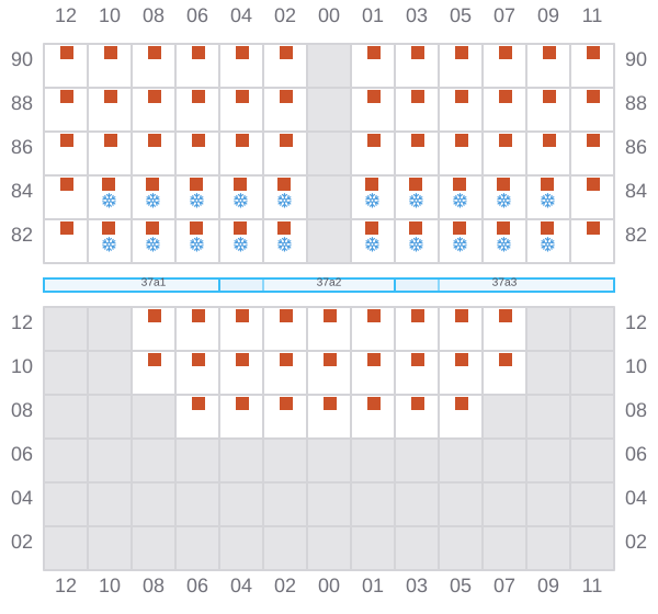 Bay 037 view and slots of ATHENA