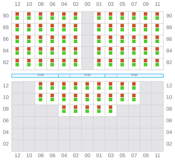 Bay 039 view and slots of ATHENA