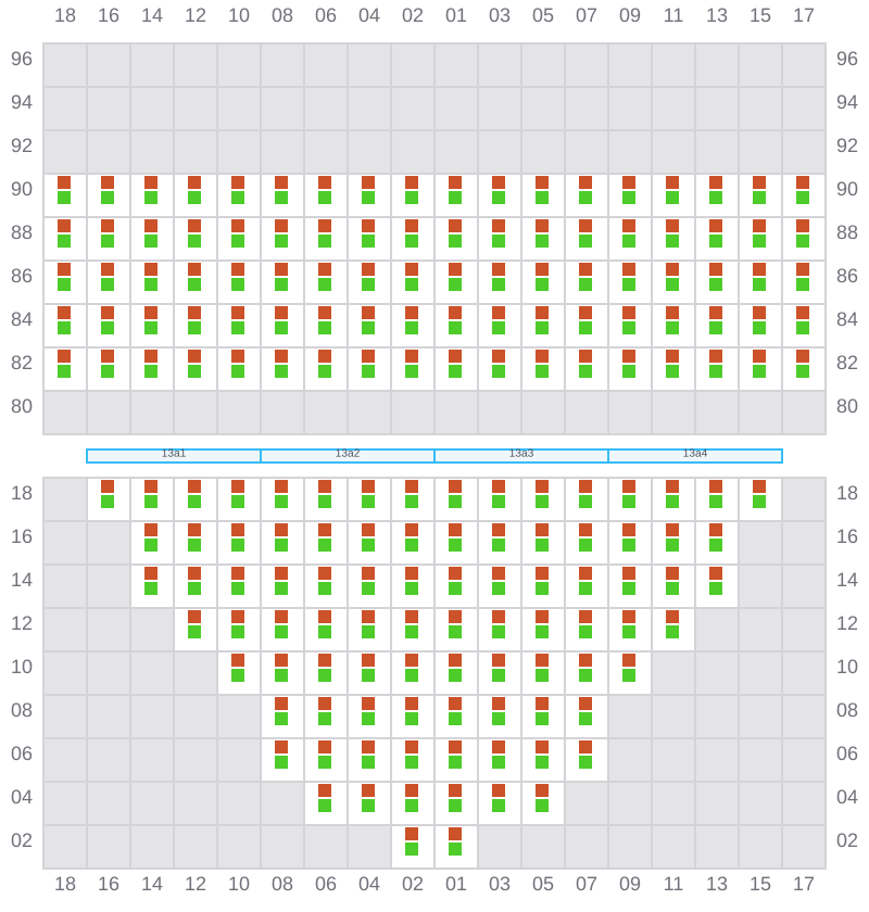 Bay 015 view and slots of EVER LIVELY