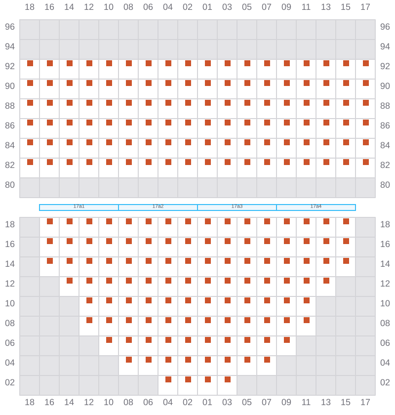 Bay 017 view and slots of EVER LIVELY