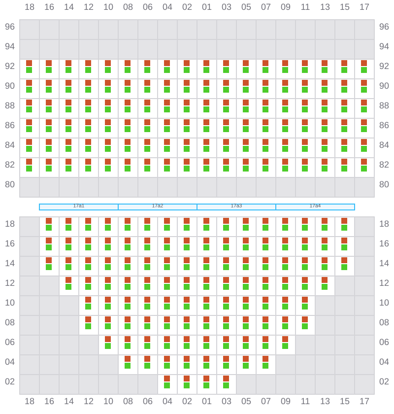 Bay 019 view and slots of EVER LIVELY