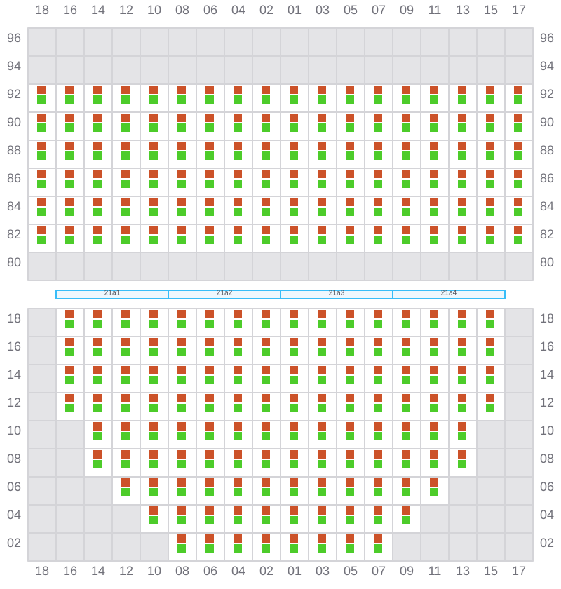 Bay 023 view and slots of EVER LIVELY