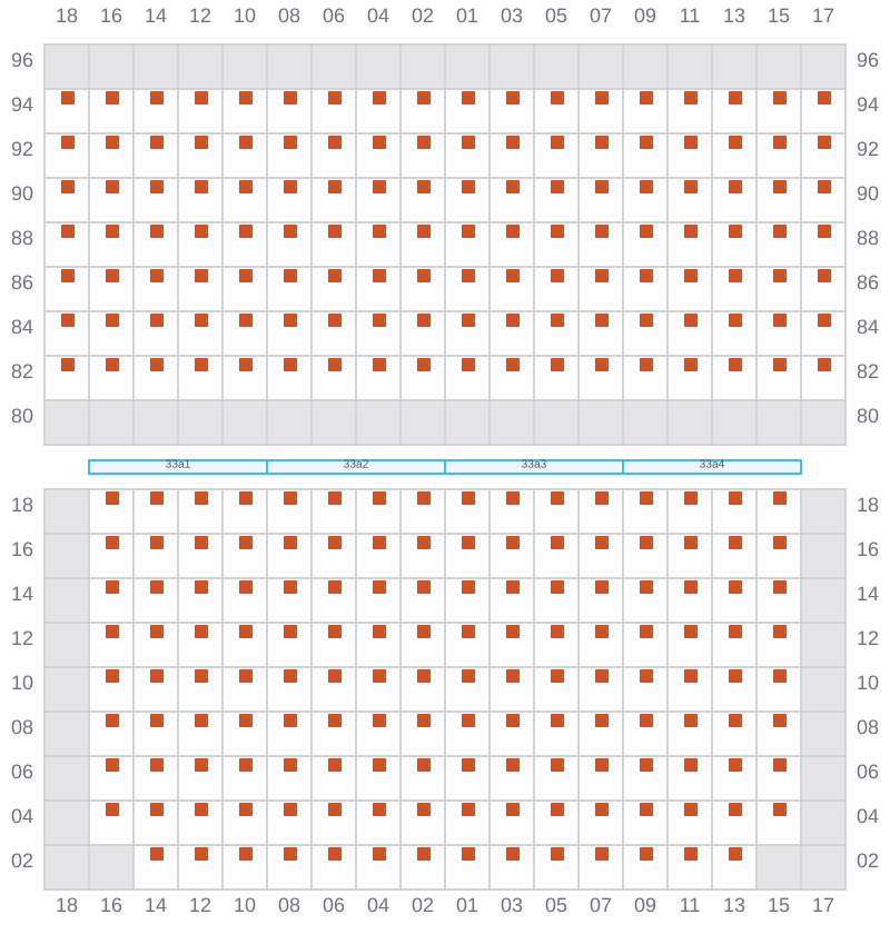 Bay 033 view and slots of EVER LIVELY