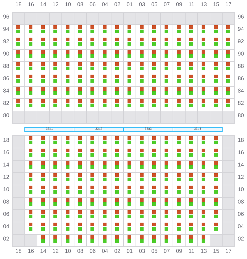 Bay 035 view and slots of EVER LIVELY
