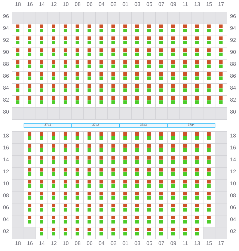 Bay 039 view and slots of EVER LIVELY