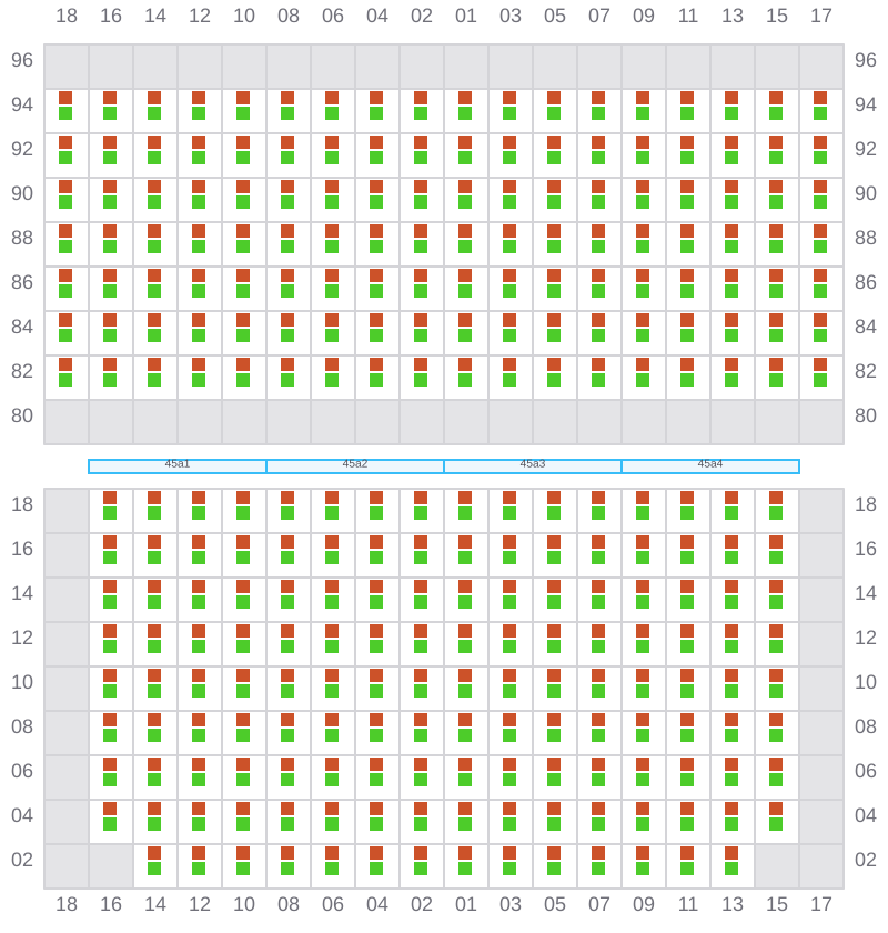 Bay 047 view and slots of EVER LIVELY