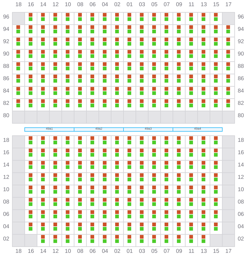 Bay 051 view and slots of EVER LIVELY