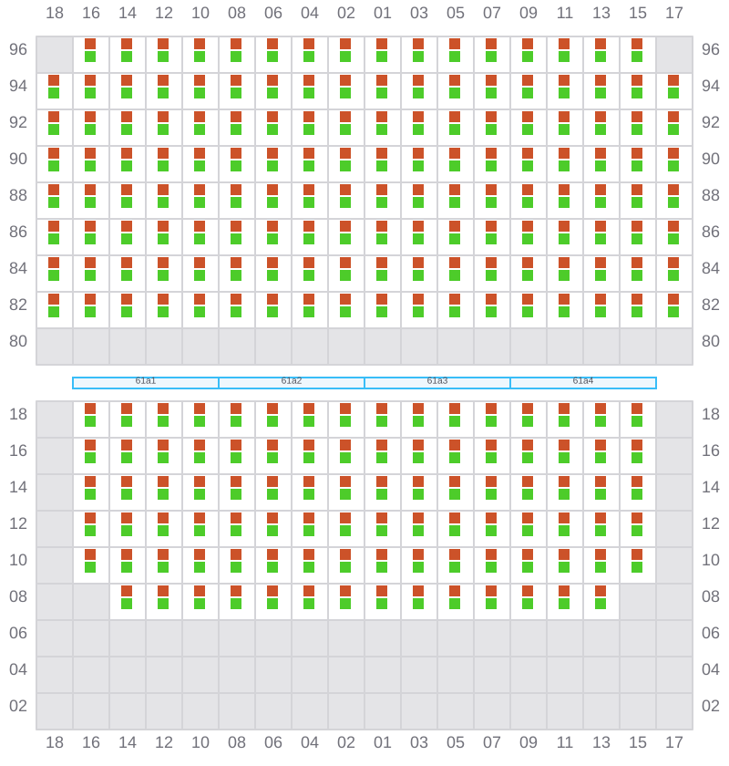 Bay 063 view and slots of EVER LIVELY