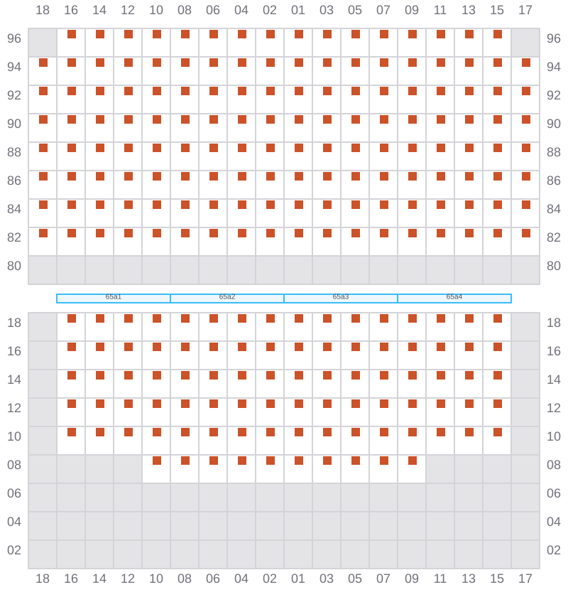 Bay 065 view and slots of EVER LIVELY