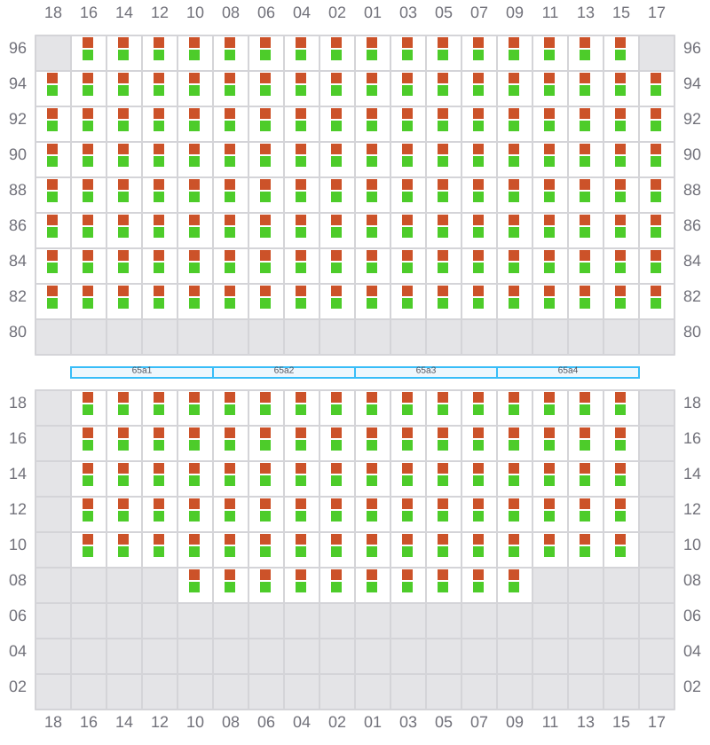 Bay 067 view and slots of EVER LIVELY