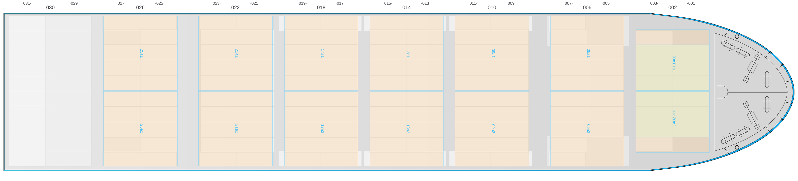 Deck view of ALEXANDER MAERSK