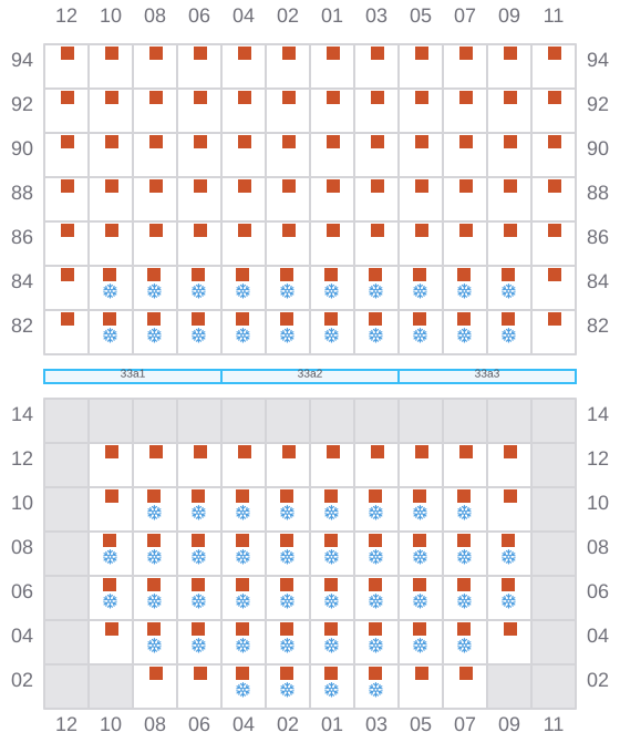 Bay 035 view and slots of CMA CGM MOMBASA