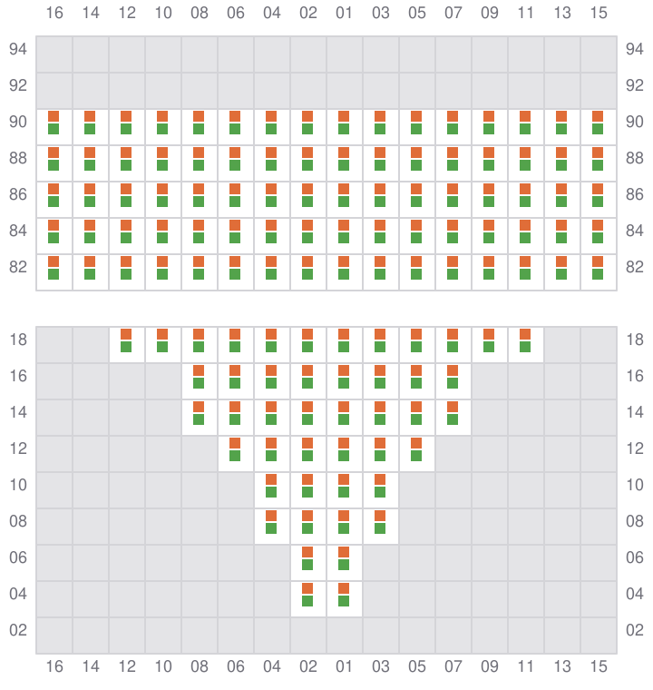 Bay 007 view and slots of YM MODERATION