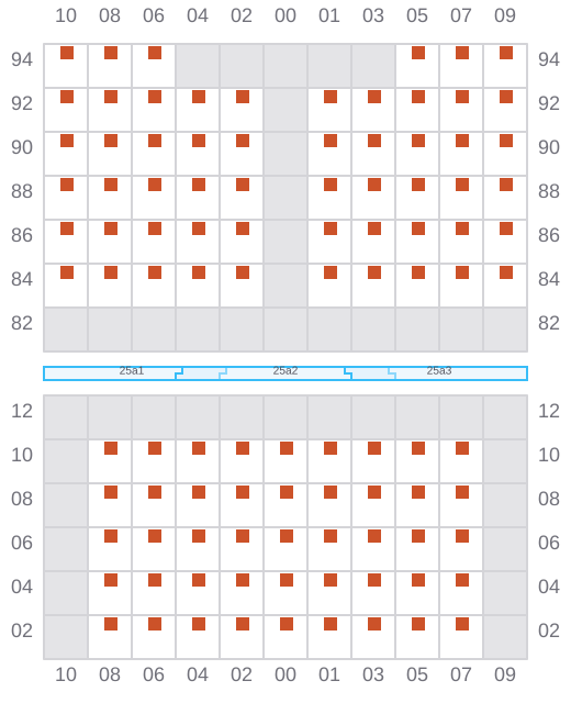 Bay 027 view and slots of HE JIN