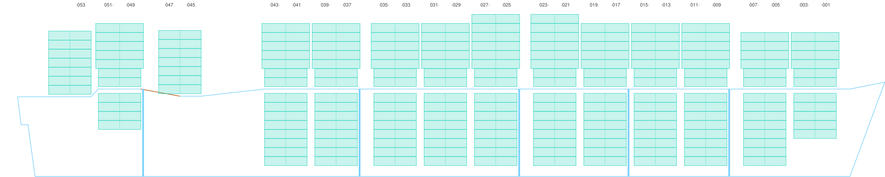 Side view of MAERSK CHACHAI