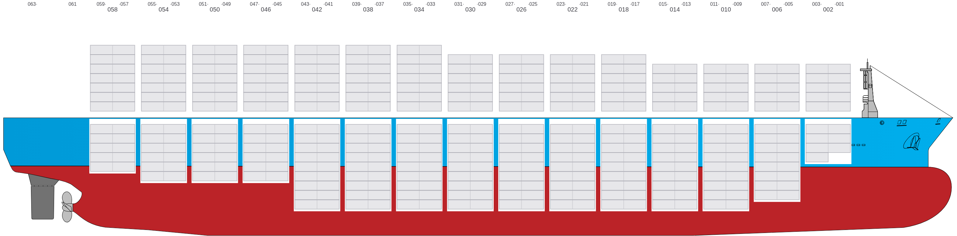 Side view of MSC FIAMMETTA