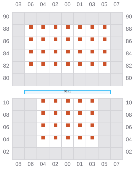 Bay 003 view and slots of HH DIAMOND