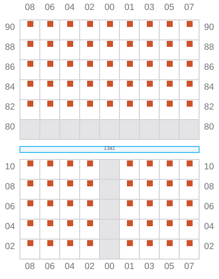 Bay 015 view and slots of HH DIAMOND