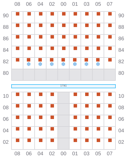 Bay 019 view and slots of HH DIAMOND