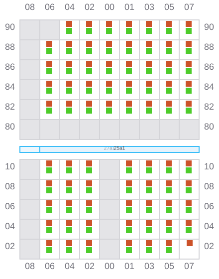 Bay 025 view and slots of HH DIAMOND