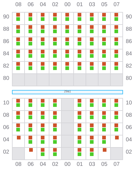 Bay 029 view and slots of HH DIAMOND