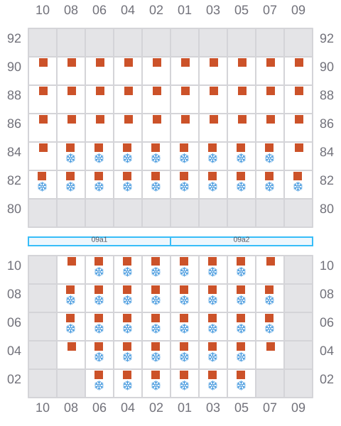 Bay 011 view and slots of ARSOS