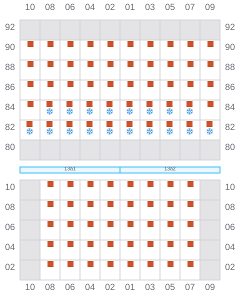 Bay 015 view and slots of ARSOS