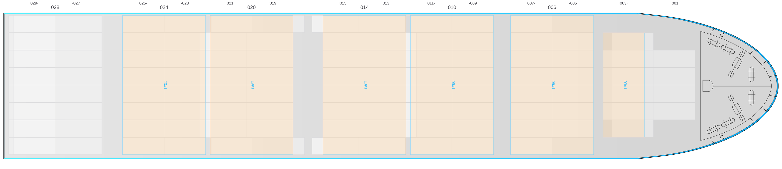 Deck view of ATLANTIC EAST