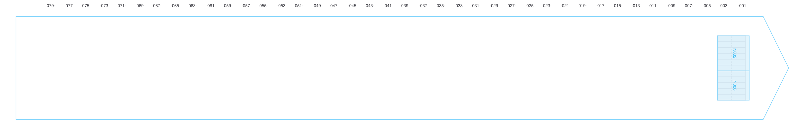 Deck view of YM MUTUALITY