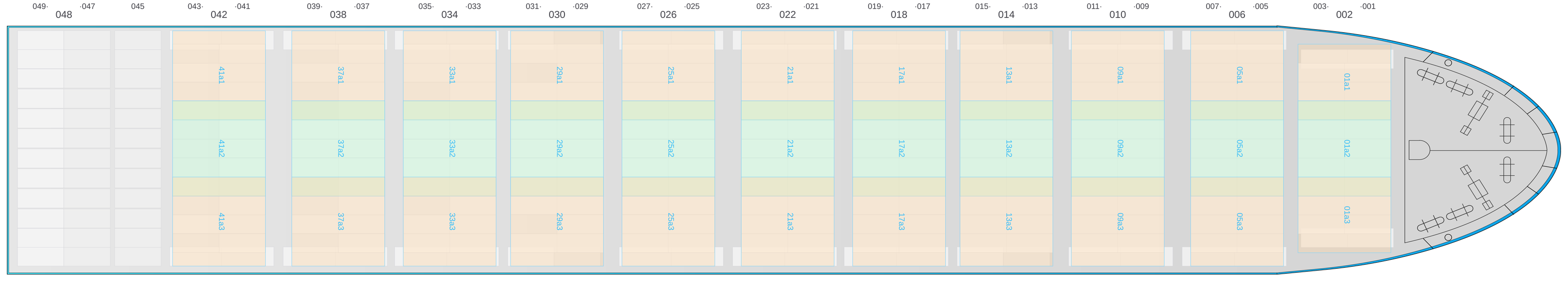 Deck view of AS CASPRIA