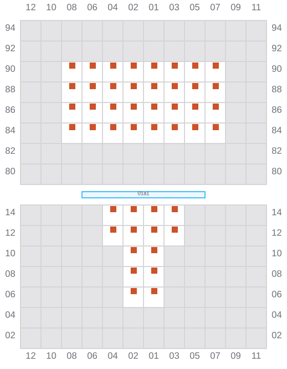 Bay 003 view and slots of CAPTAIN THANASIS I
