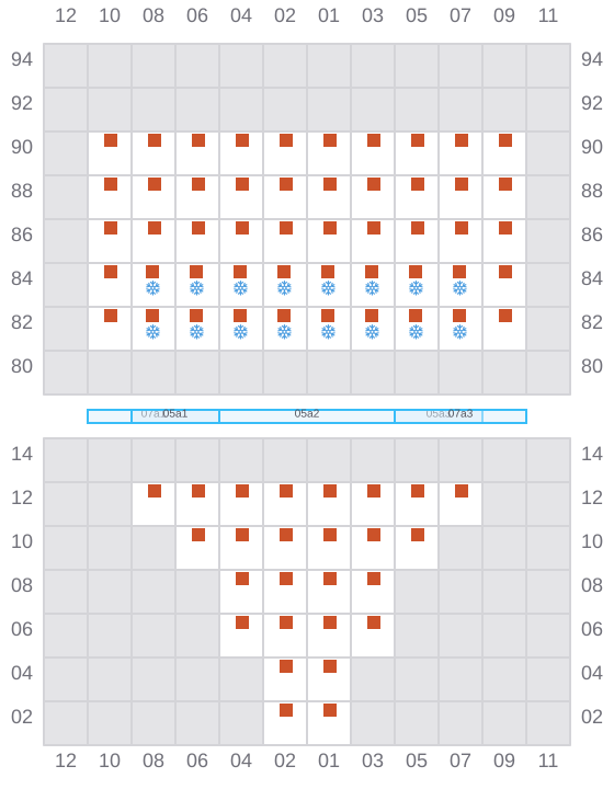Bay 007 view and slots of CAPTAIN THANASIS I