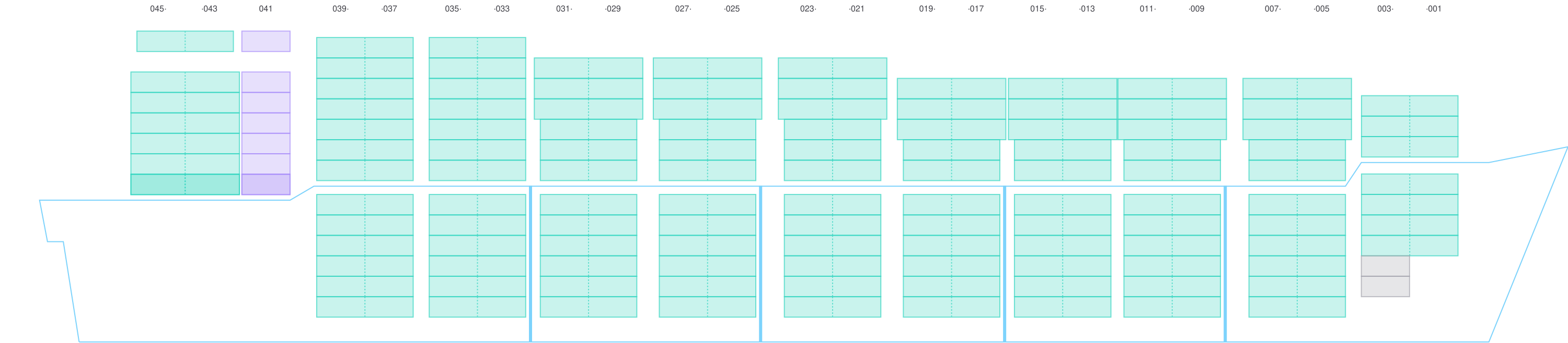 Side view of VIVALDI