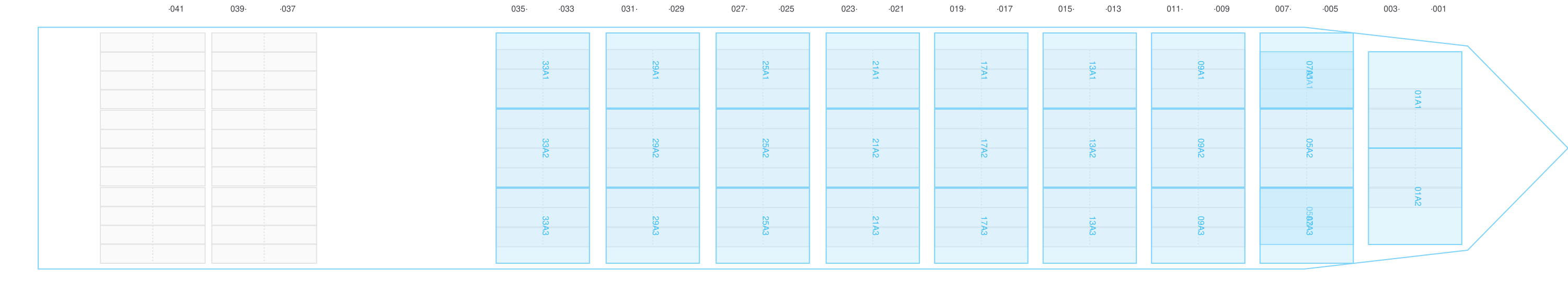 Deck view of NORA MAERSK