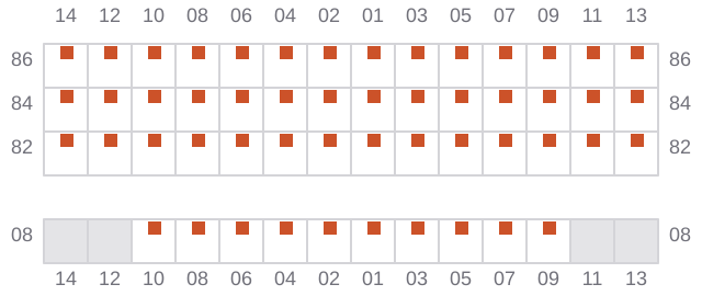 Bay 023 view and slots of BBC ALASKA