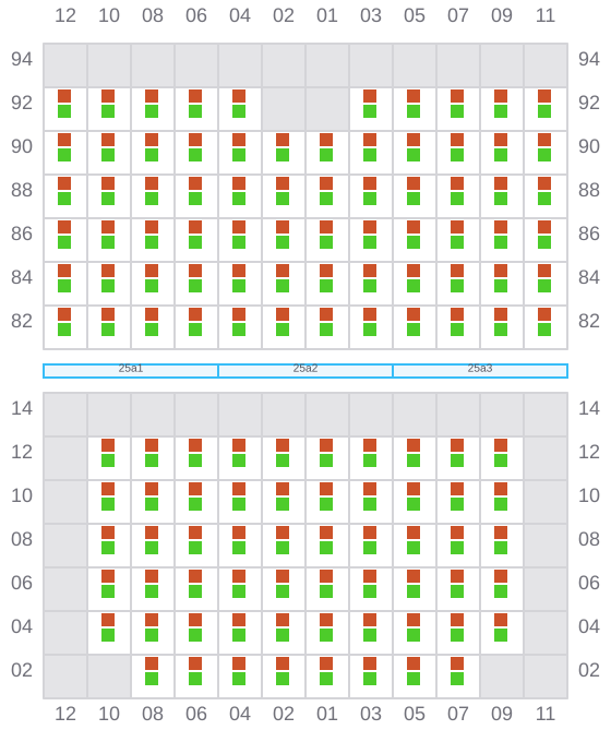 Bay 025 view and slots of MARGARETE SCHULTE