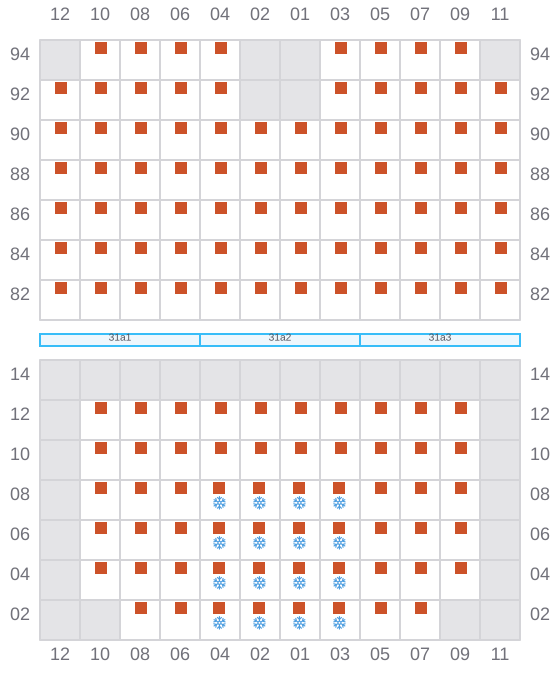 Bay 031 view and slots of MARGARETE SCHULTE