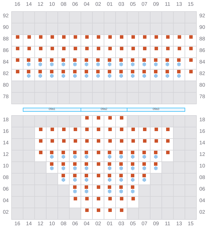 Bay 011 view and slots of RIO MADEIRA