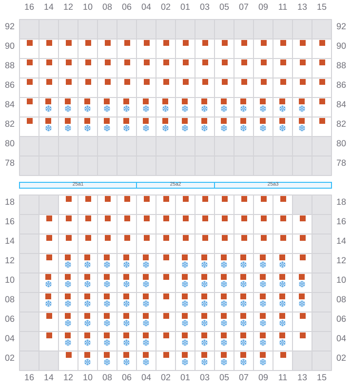 Bay 027 view and slots of RIO MADEIRA