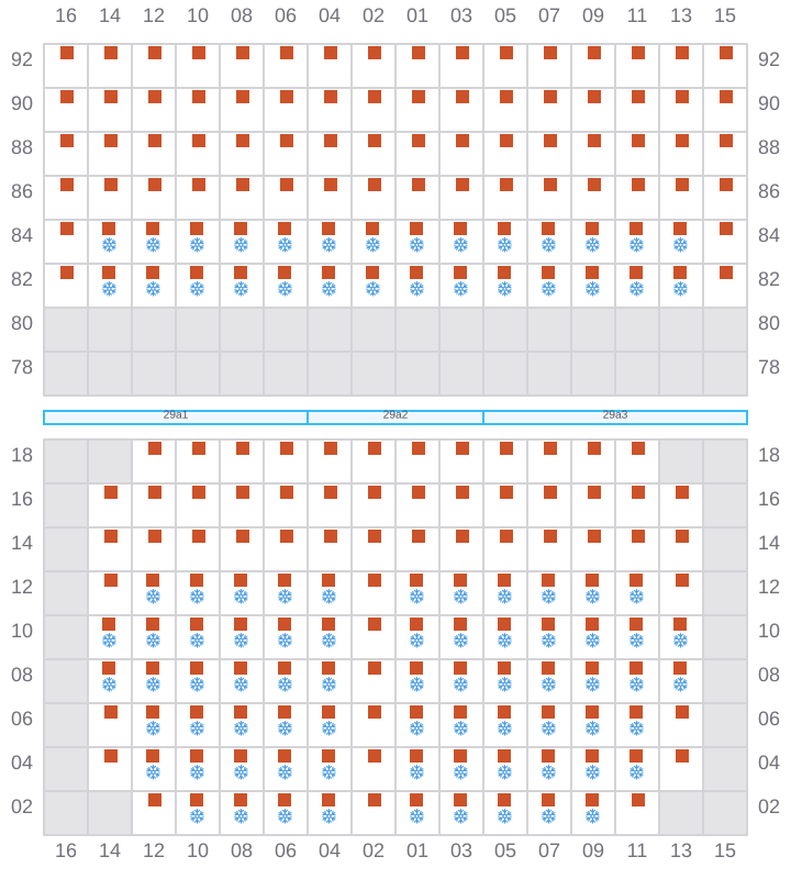 Bay 031 view and slots of RIO MADEIRA