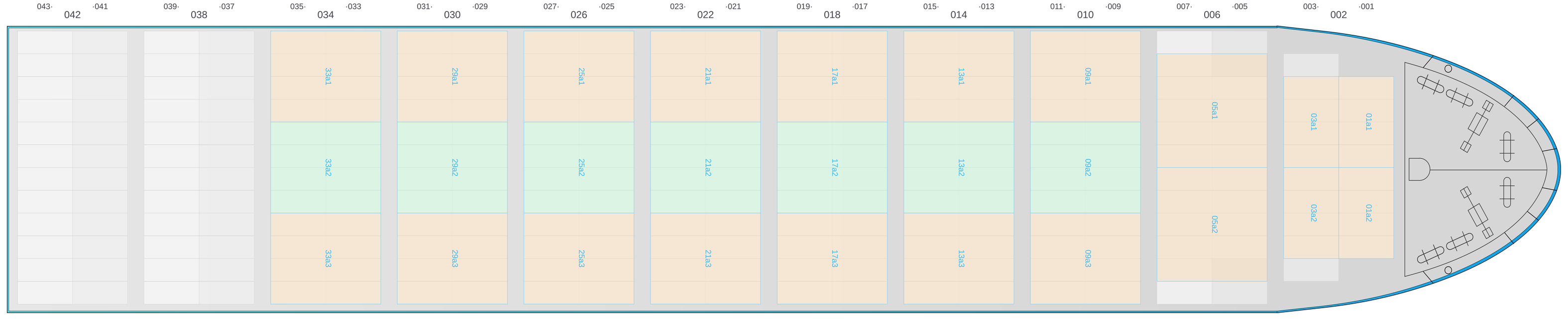 Deck view of CMA CGM FORT ST GEORGES