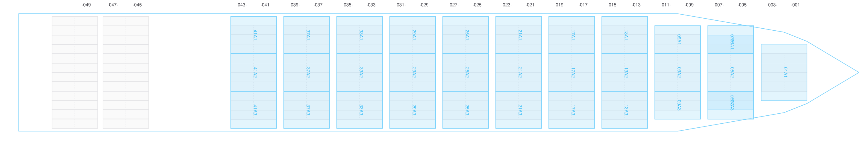 Deck view of MSC ALDI III